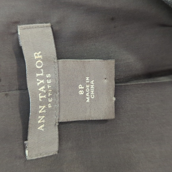 Ann Taylor Cashmere Wool Gray Suit Jacket 8P Audrey Trousers 6 Office Siren - Picture 13 of 16
